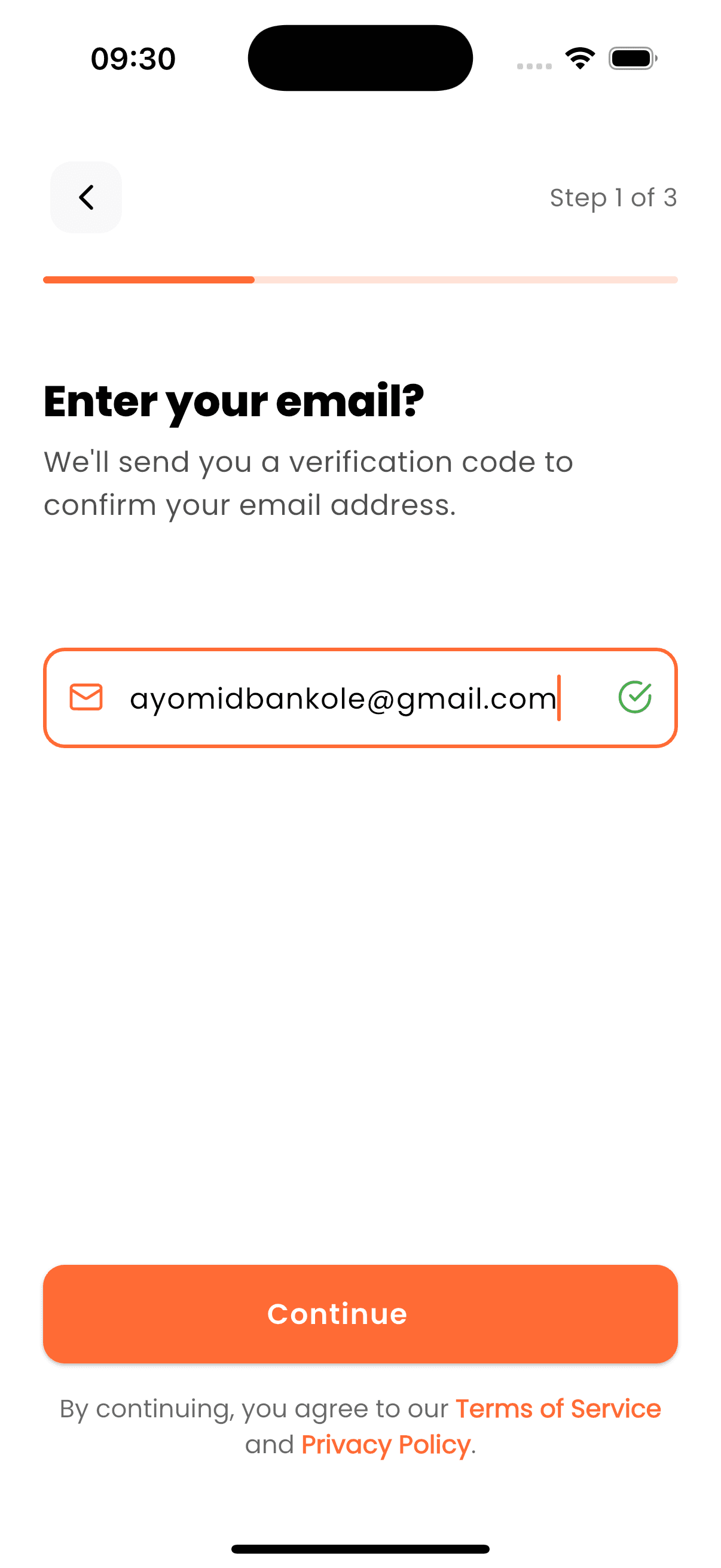 ContriCircle App Screenshot - Login